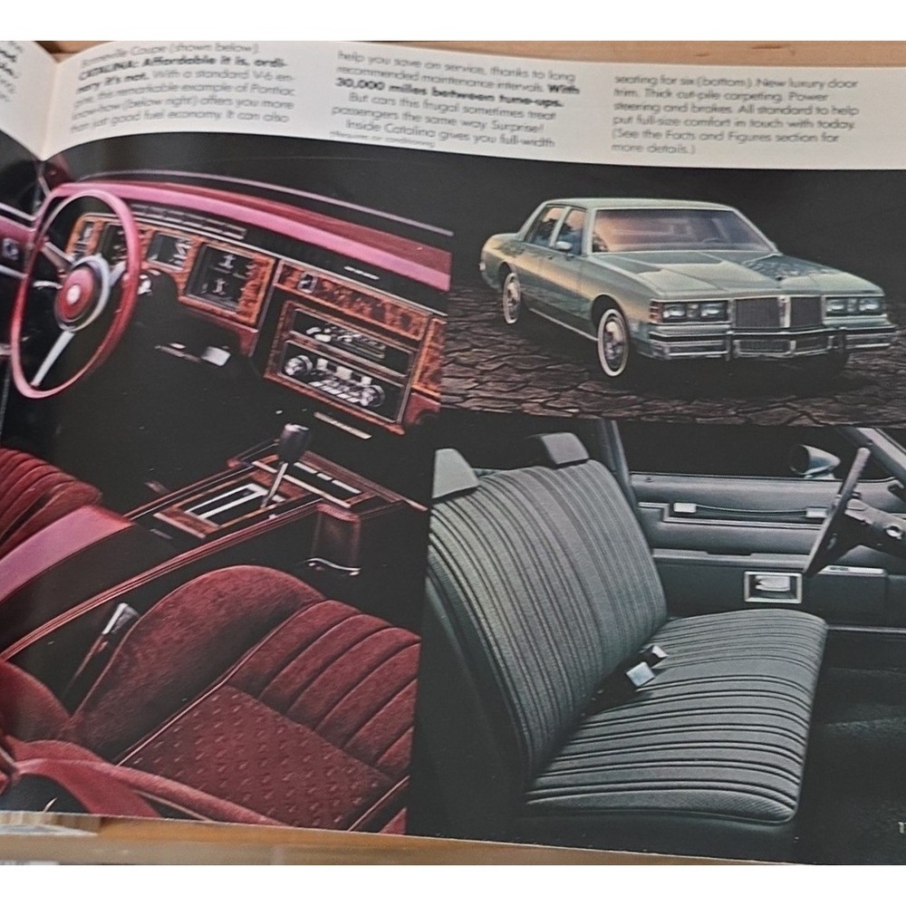 1981 Pontiac Sales Brochure Catalog Grand Prix LeMans Catalina Firebird Vintage - Picture 4 of 6